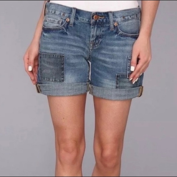 Lucky Brand Pants - Lucky Brand Laguna Patches & Detailed Shorts 6/28
